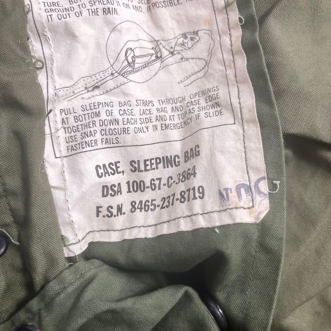 美品　米軍　実物　CASE SLEEPING BAG M−1945 ③