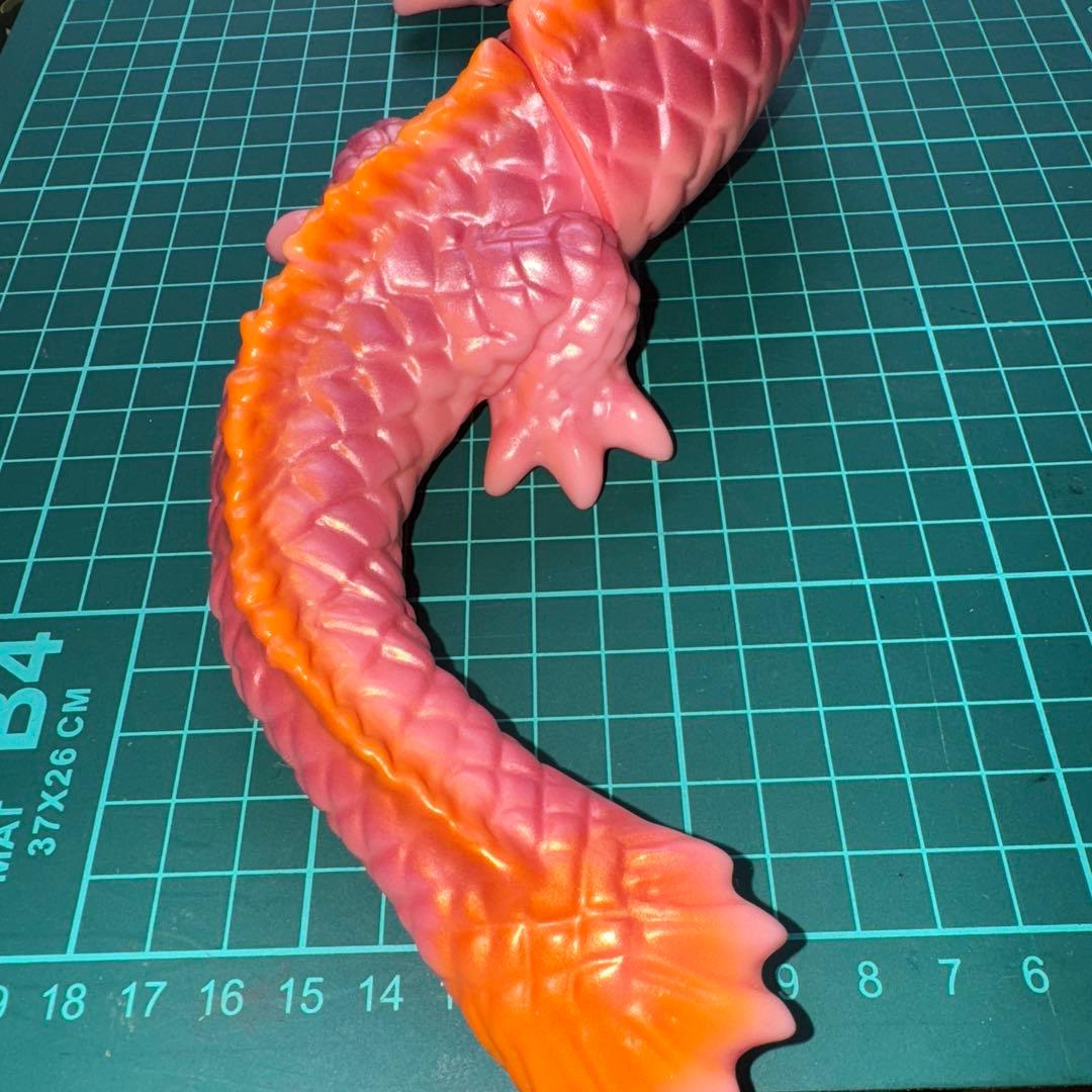 M1号　マンダ　第一期　緑　ピンク　蓄光版スタンダードサイズ　ソフビ　3体