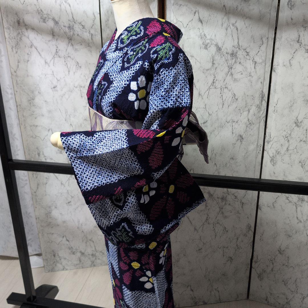 kappo様ご購入高級有松絞り　大人チャーミングな浴衣　美品