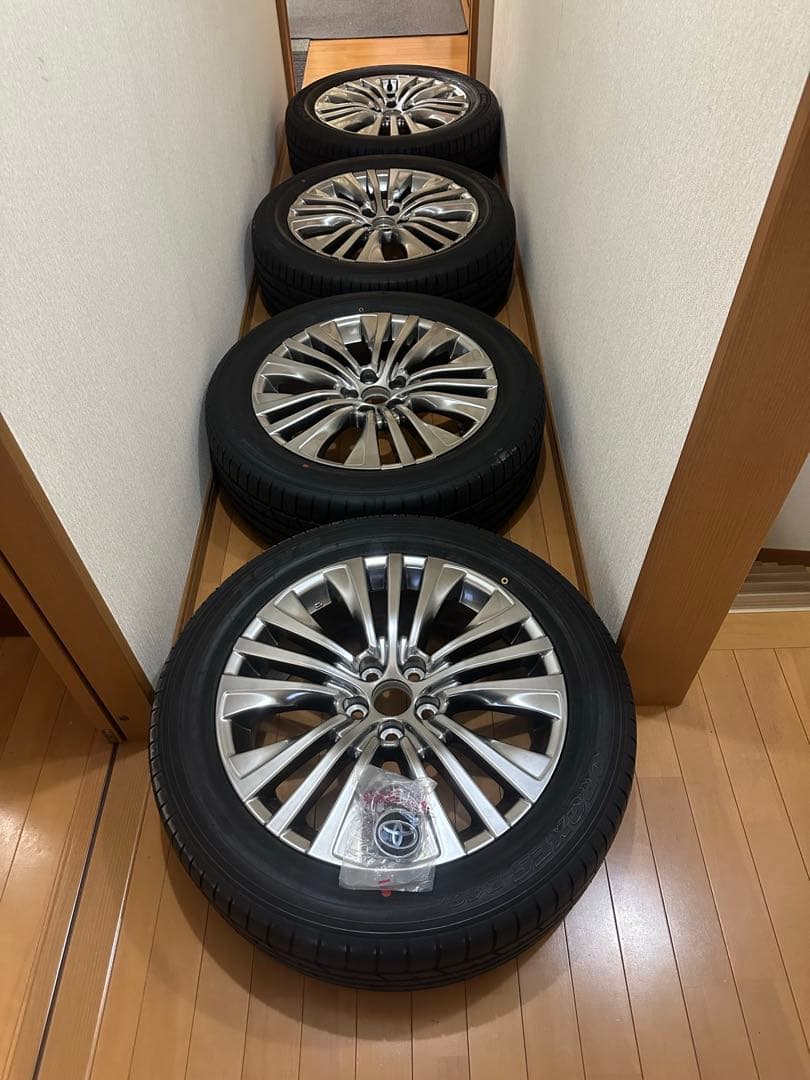 トヨタ　80ハリアー　純正ホイールタイヤ付　19インチ