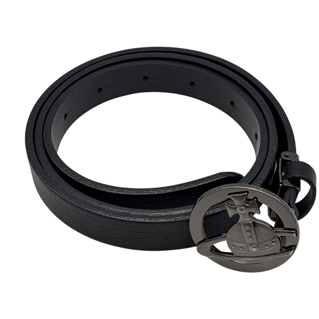 【美品】ヴィヴィアンウエストウッド レザーベルト オーヴ バックル