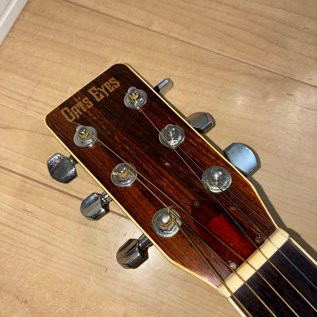 キャッツアイ　激レア　初期型　アコースティックギターCE-300初期大文字ヘッド