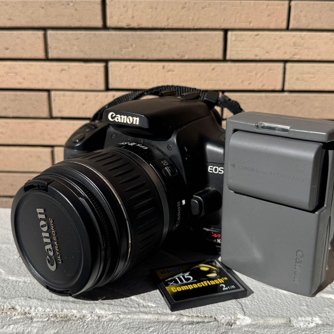 実写美⭕️【動作確認済み】Canon DS126151 一眼レフカメラ レンズ付
