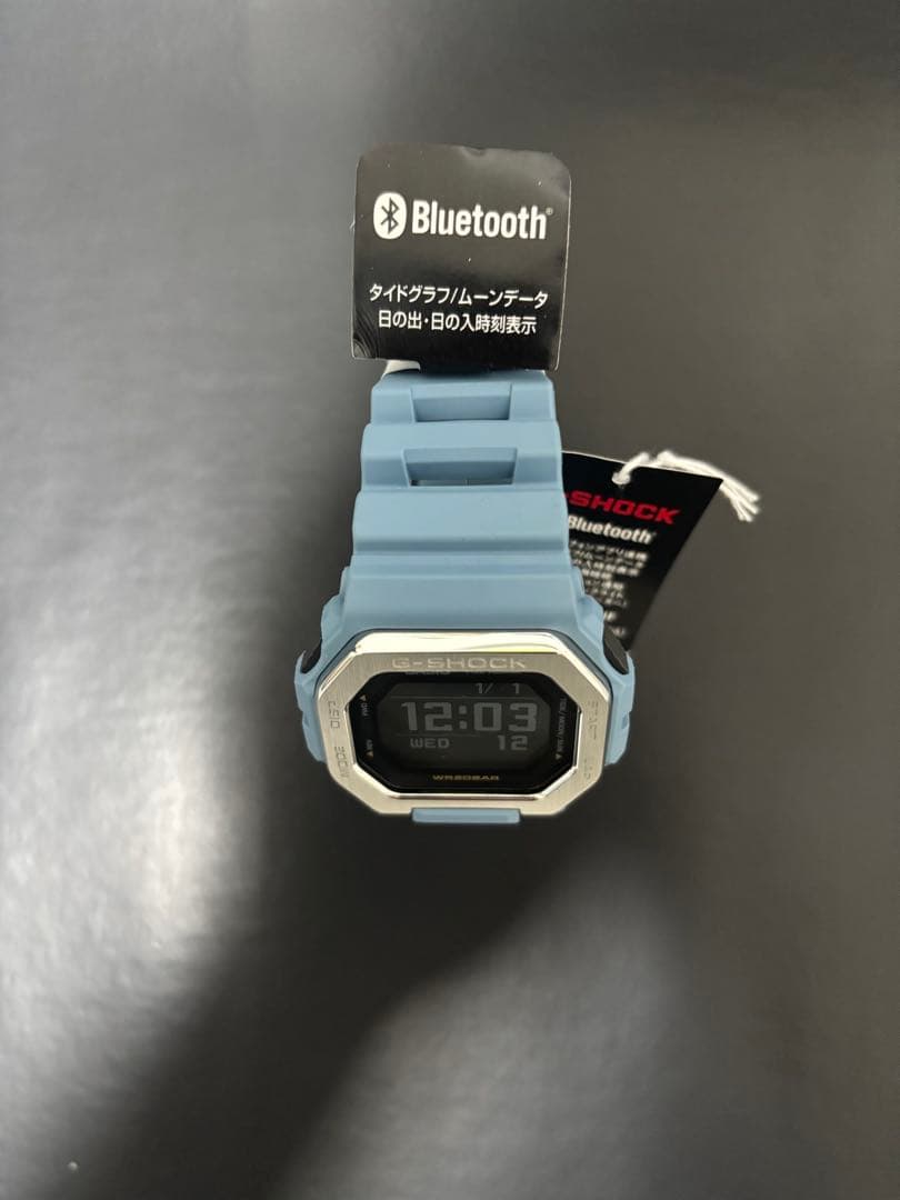 ほぼ未使用　G-SHOCK　G-LIDE　GBX-100　スカイブルー