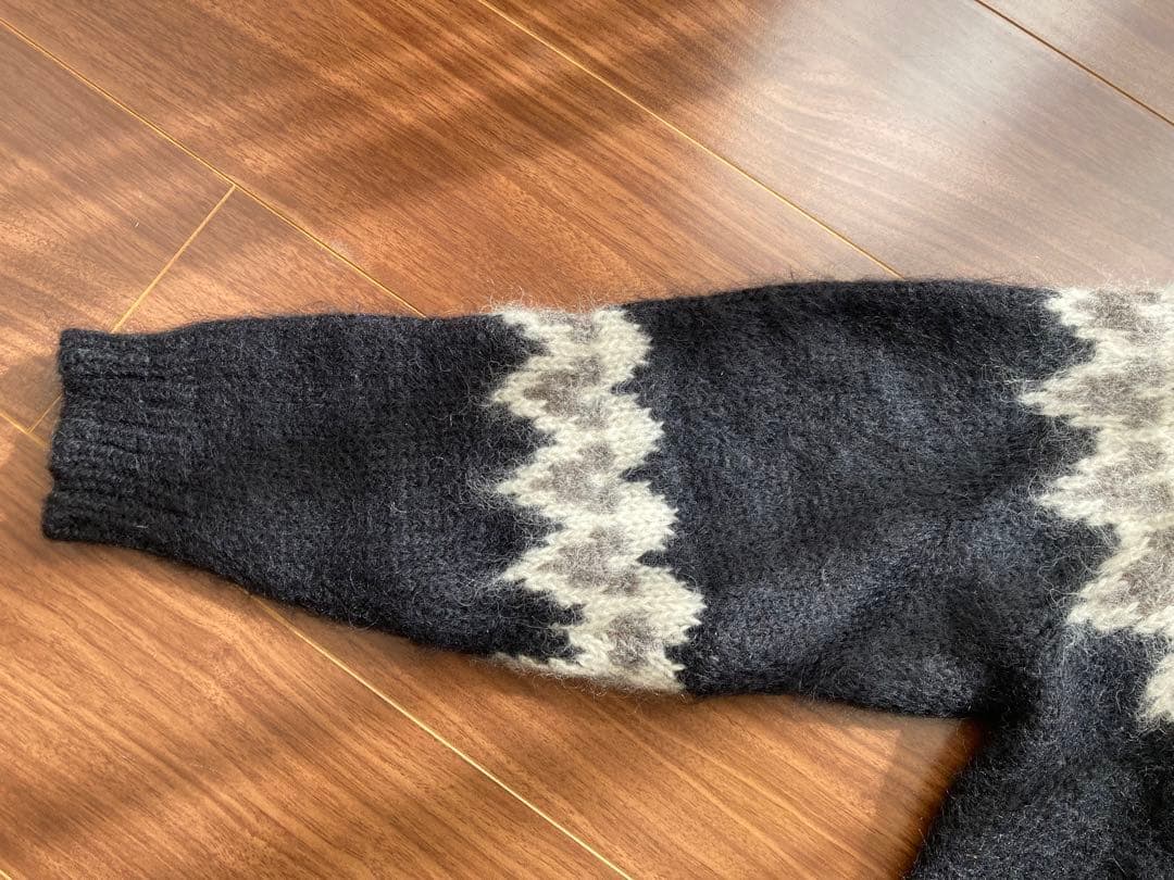 BATONER バトナー ノルディック ニット セーター モヘア ブラック