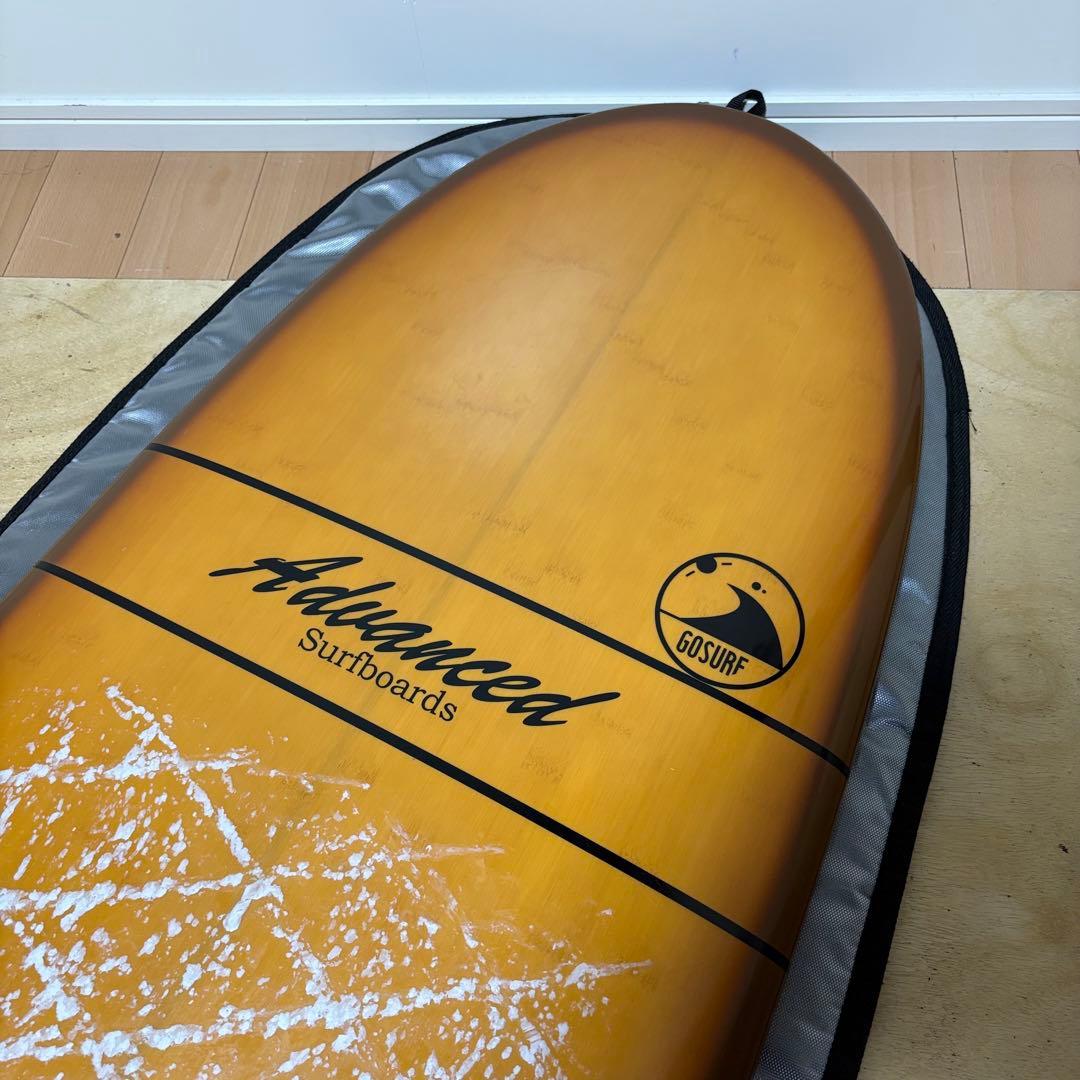 ADVANCED サーフボード 7.4 ロングボード サーフィン ミニロング