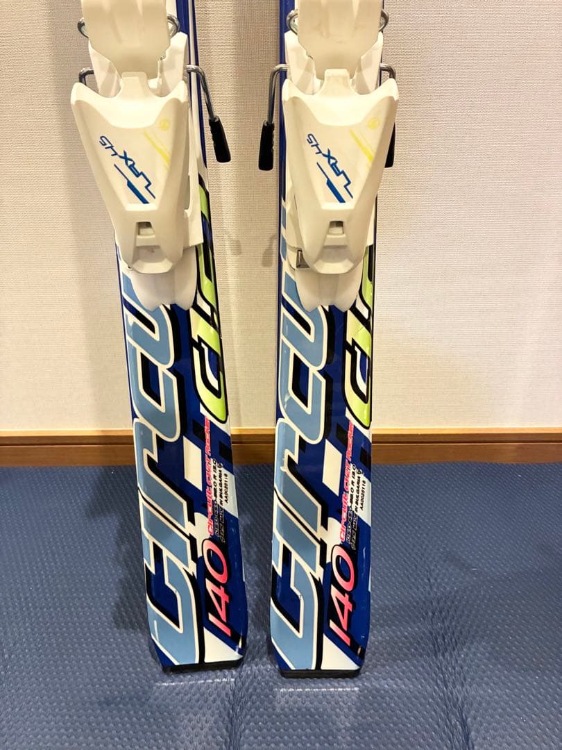 【Hart】ジュニア スキー板 140cm ビンディング ストック付