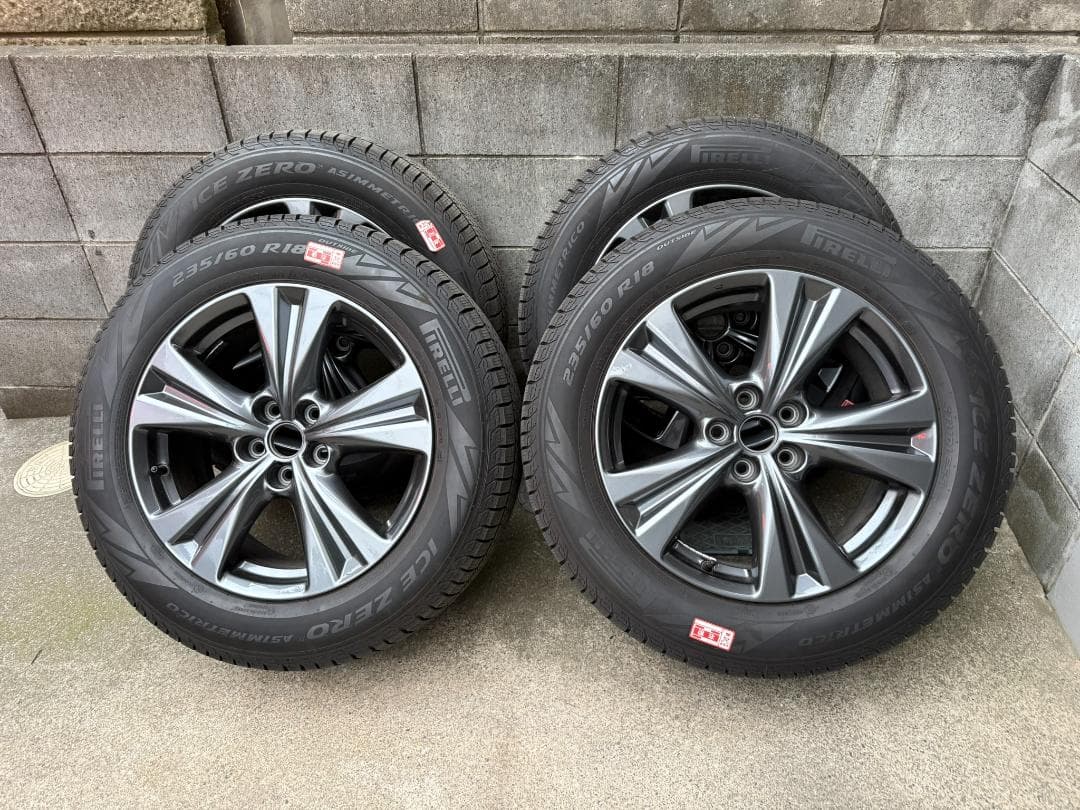 CX60/CX80純正18インチアルミホイール　スタッドレスタイヤセット