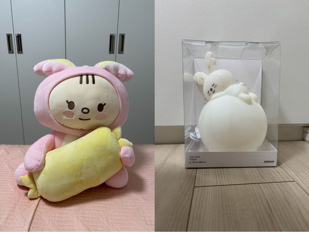 SEVENTEEN ジョンハン トラム ぬいぐるみ ルームライト トレカ セット