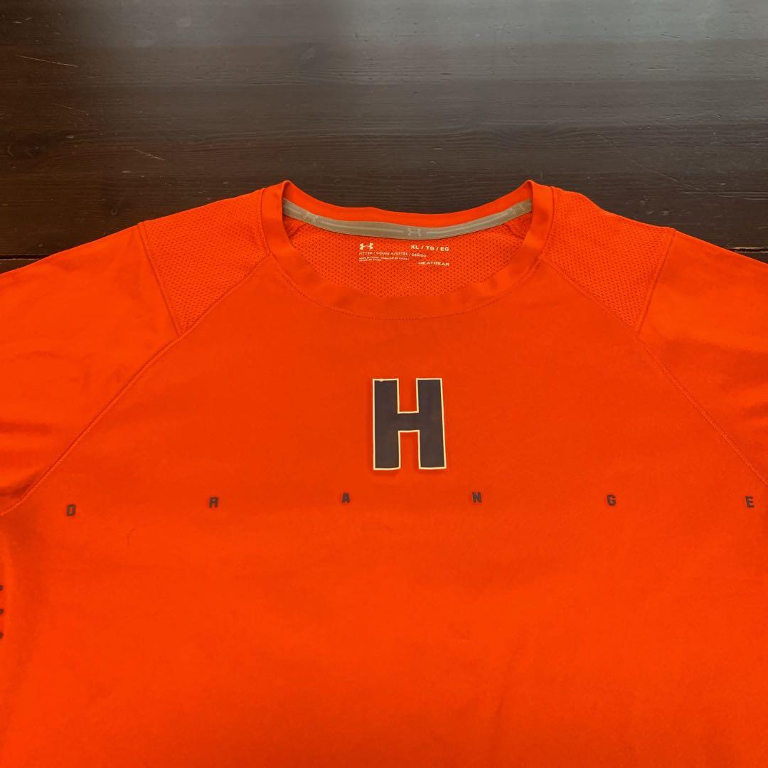UA法政大学“ORANGE“ベンチレーショントレーニングシャツ オレンジXL