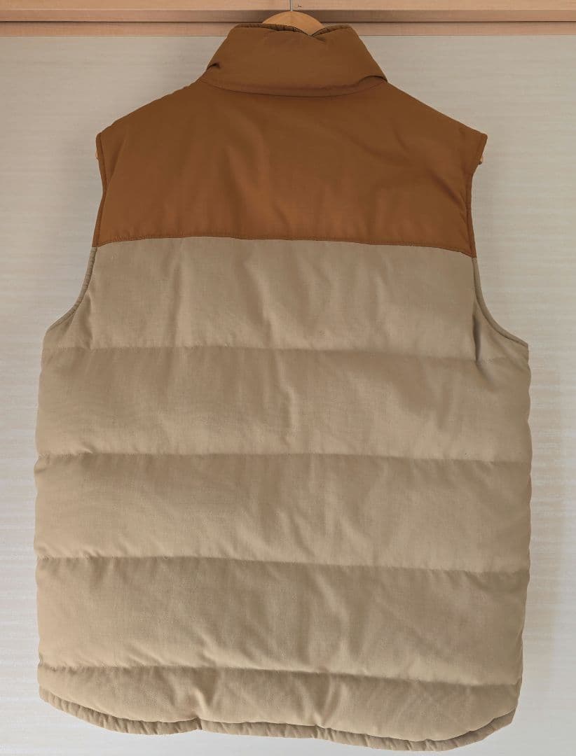 パタゴニア　patagonia　リバーシブル　ダウンベスト ベージュ/ブラウン