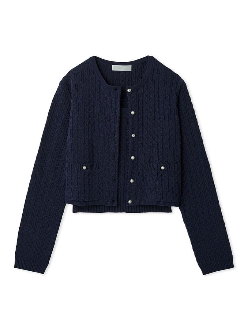 セルフォード　celford バリエーションニットアンサンブル 紺