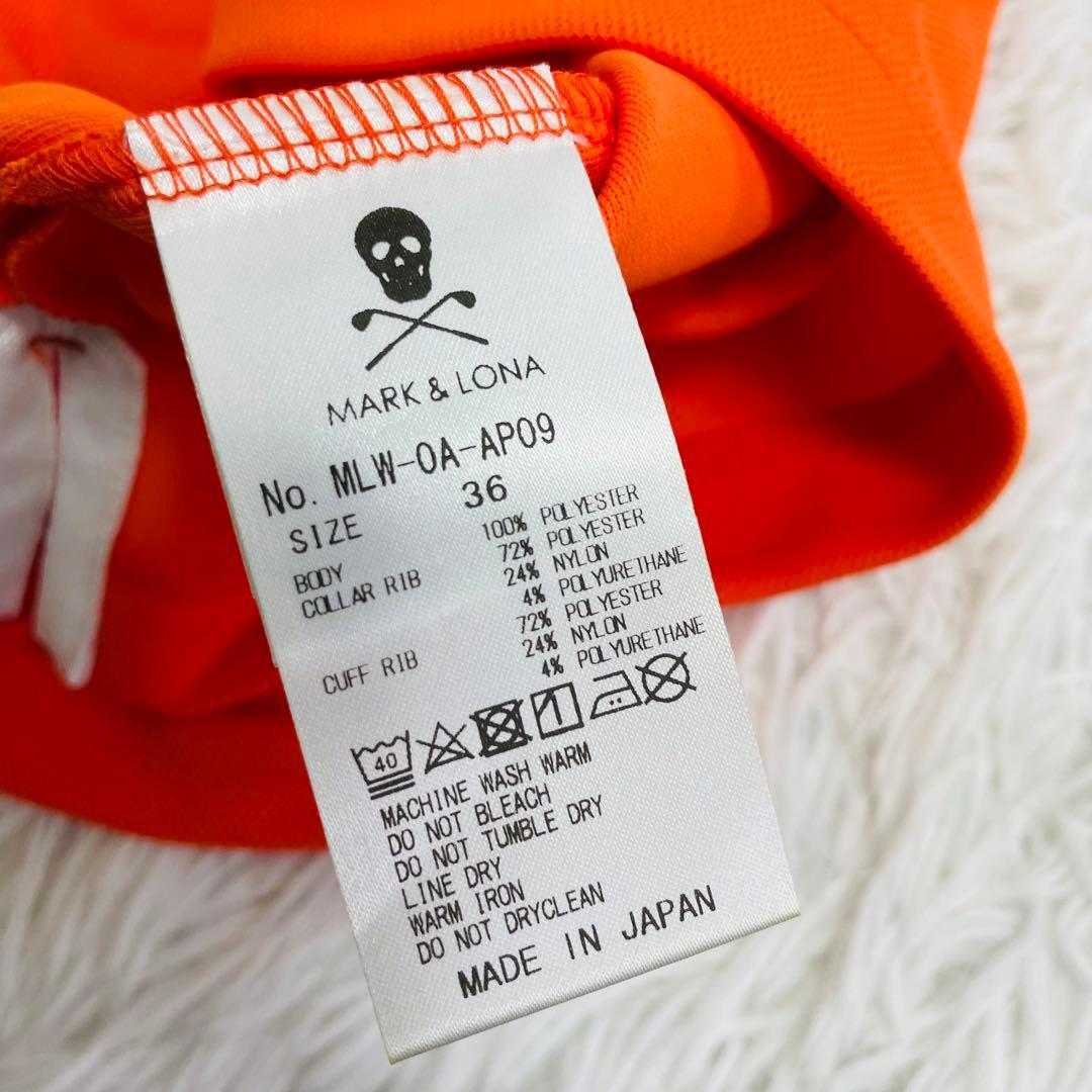 MARK &LONA マークアンドロナ ポロシャツ オレンジ36 S