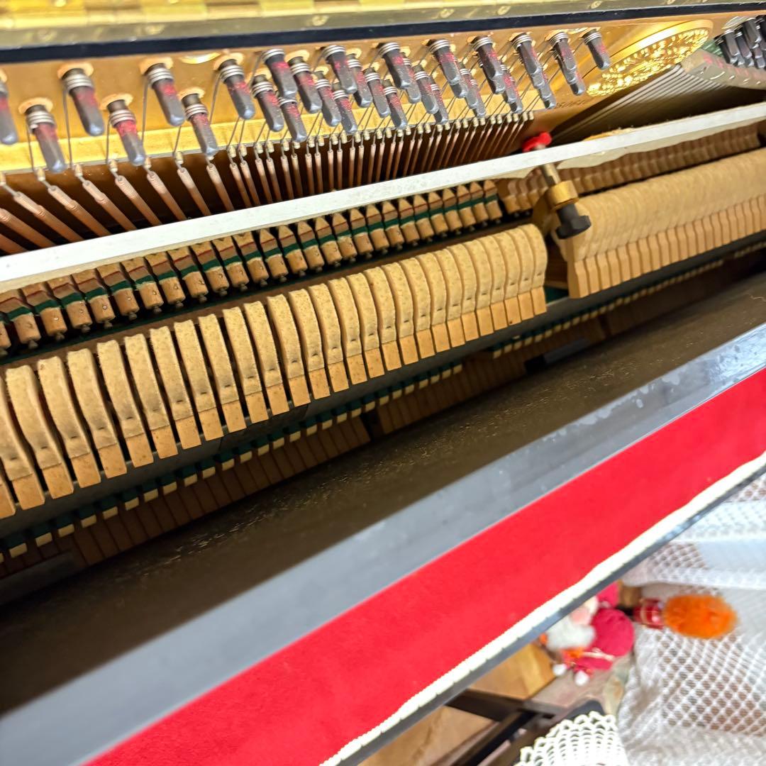 KAWAI カワイ アップライトピアノ KU-1 カバー＆椅子付　高さ調整可能