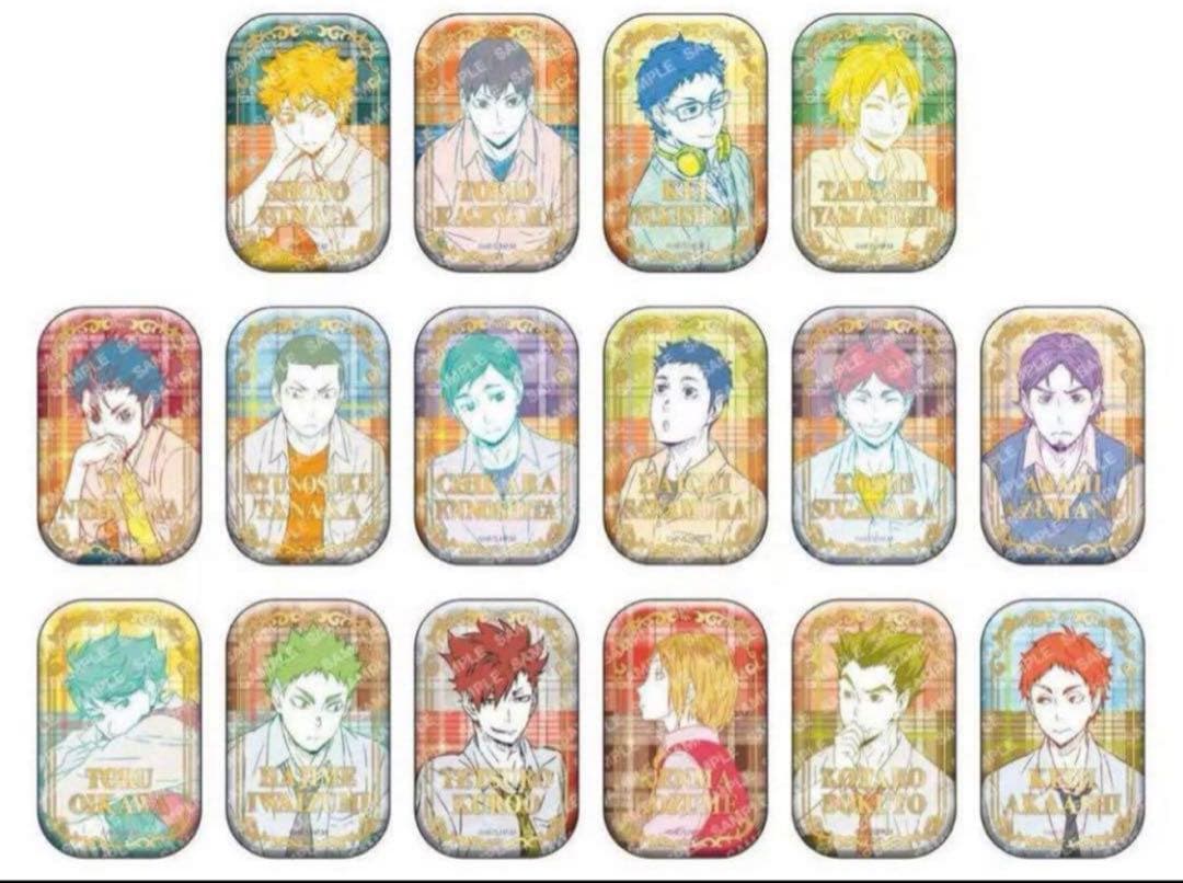 即発送　ハイキュー セブンネット限定 スクエア 缶バッジ オフショット 第一弾