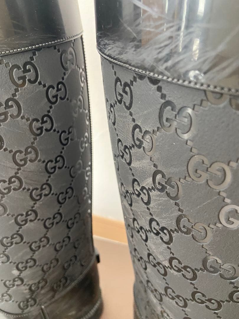 週末限定価格GUCCI グッチ レインブーツ