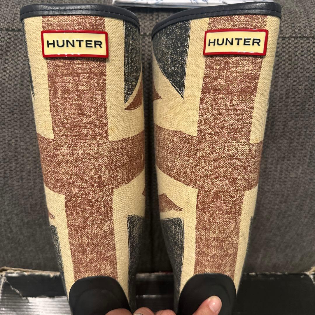 HUNTER オリジナルトール 長靴 ユニオンジャック24センチ