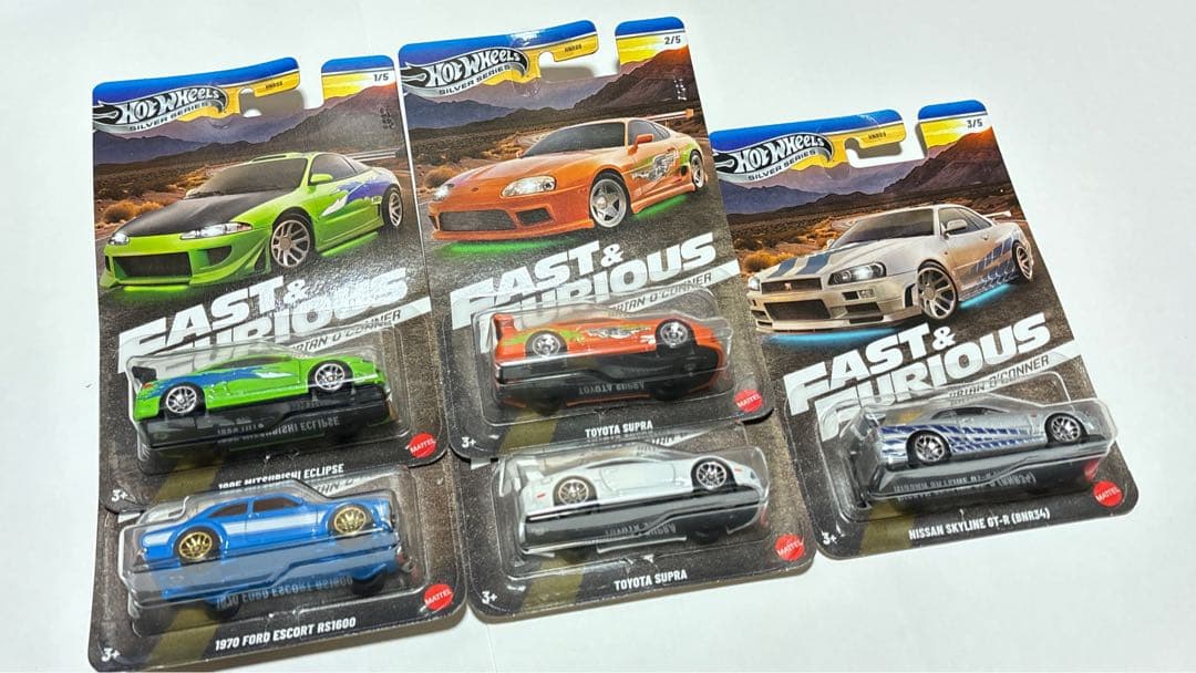 S*t様 ホットウィール ワイルドスピード R34,スープラ他