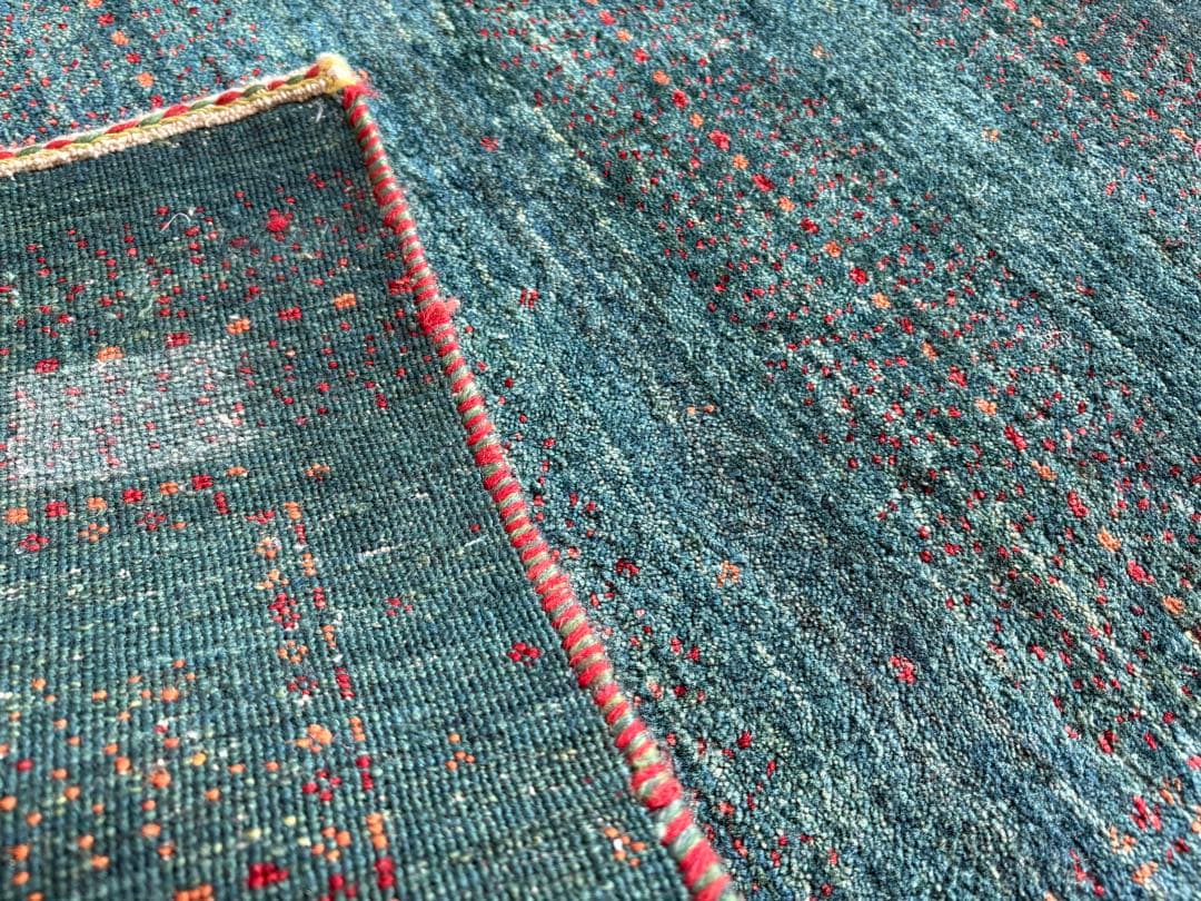 GABBEH ギャッベラグ 153×96cm 手織り 草木染 希少カラー