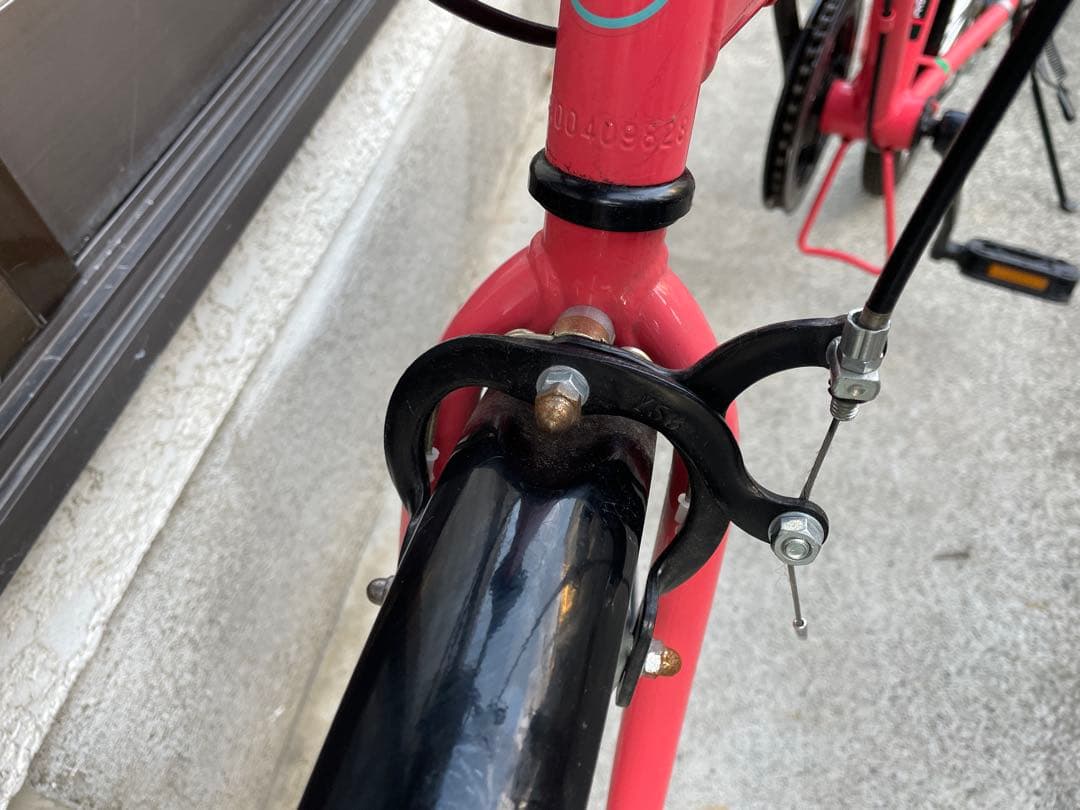 折りたたみ自転車 ピンク