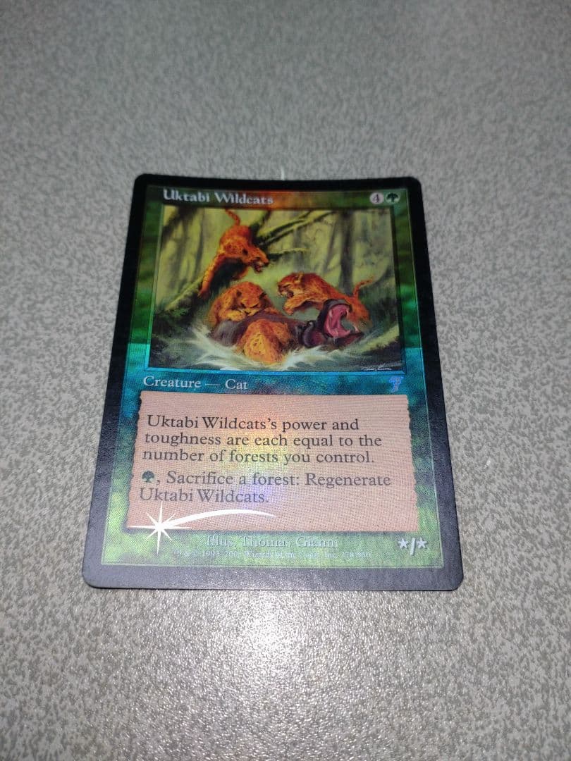 ウークタビー・ワイルドキャット　７版　foil　英語