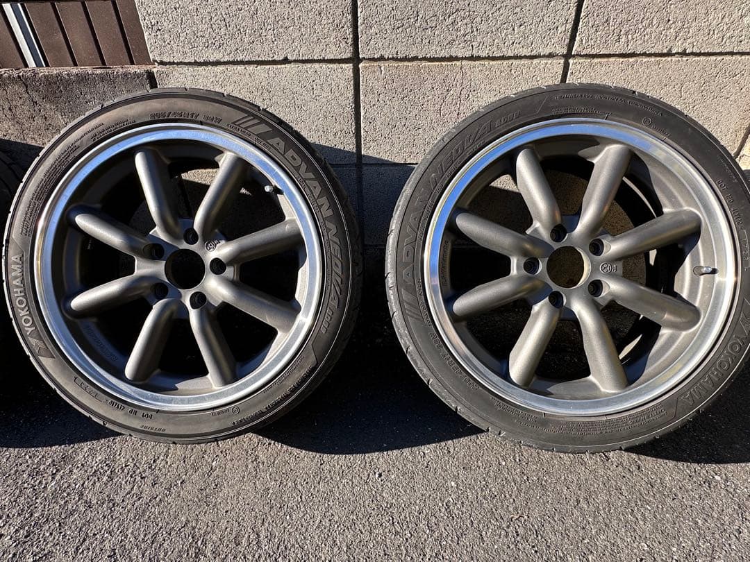 zc33s ワタナベホイール17インチ ADVANNEOVAタイヤホイールセット