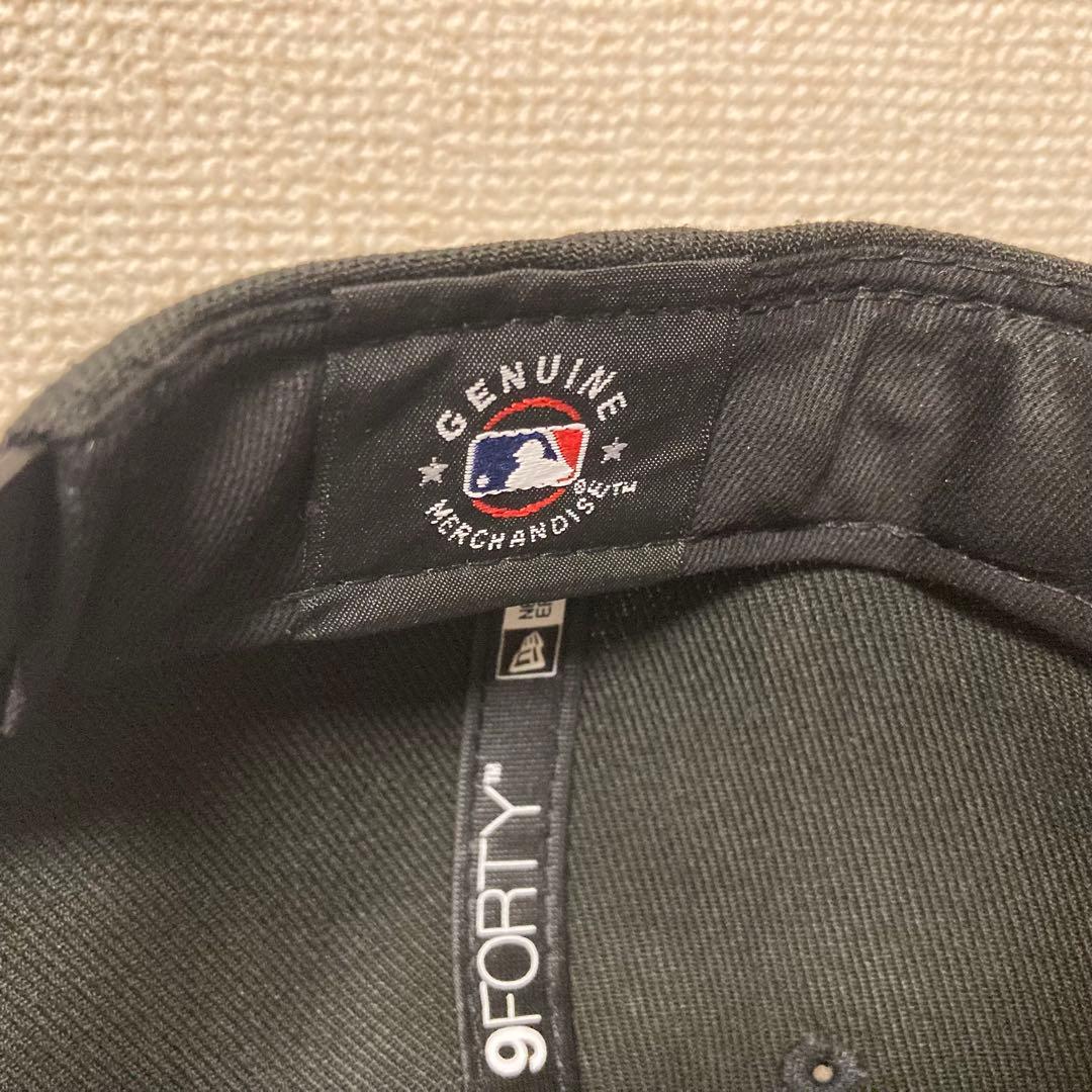 【海外限定】ニューエラ ニューヨークヤンキース 9FORTY Aフレーム 黒