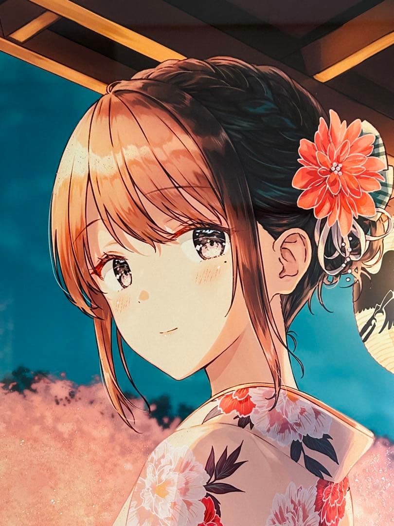 Hiten 版画 アールビバン アールジュネス ミクスドメディア 桜色舟遊