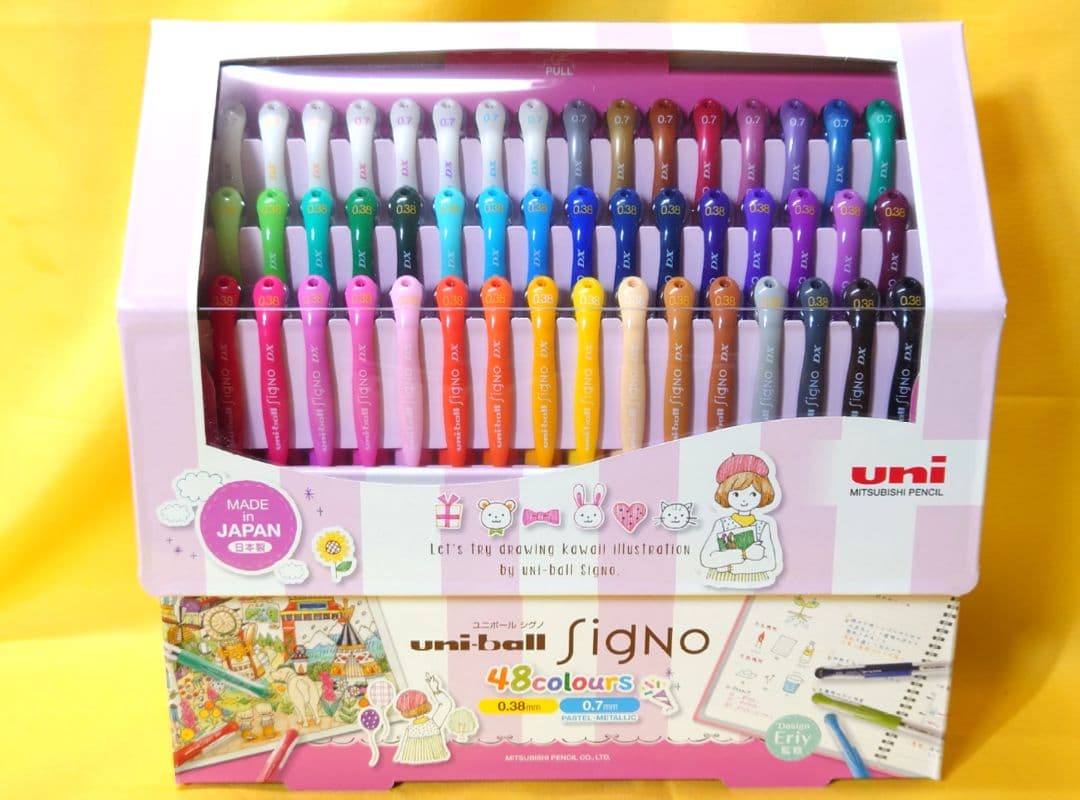 【新品 未使用】uni-ball シグノ Eriy コラボ 48色セット