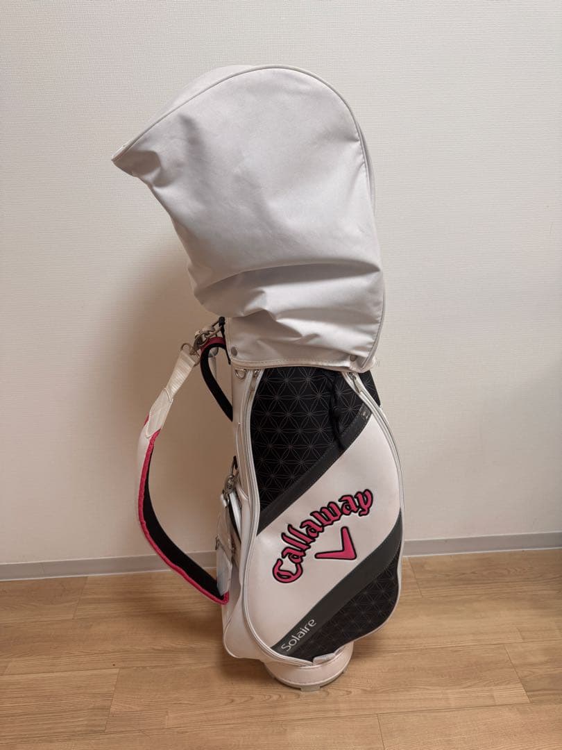 Callaway ソフトキャディバッグ ホワイト・ブラック・ピンク