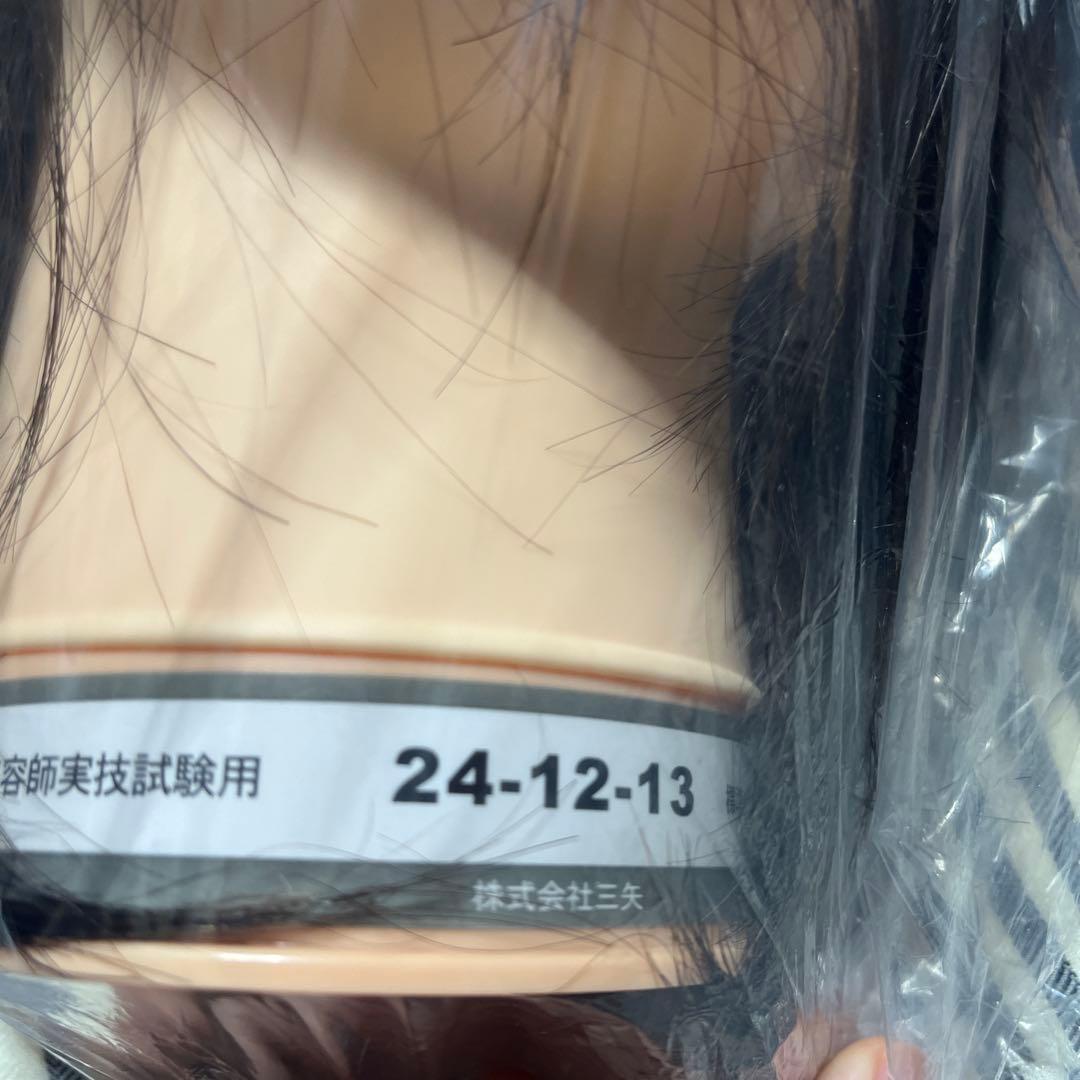 【新品未使用】【最終値下げ】カットウィッグ 国家試験用