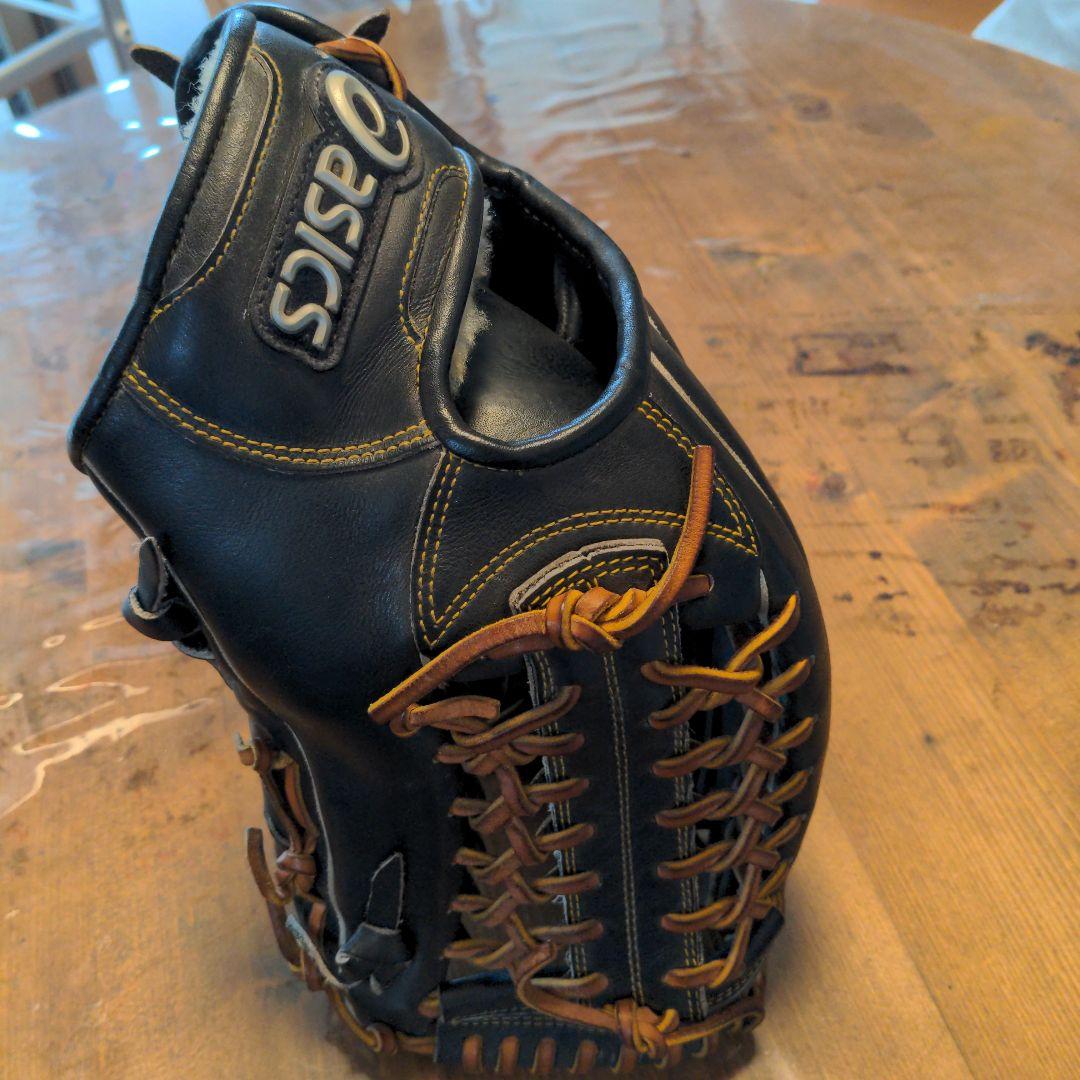 asics 硬式野球外野グローブ 黒