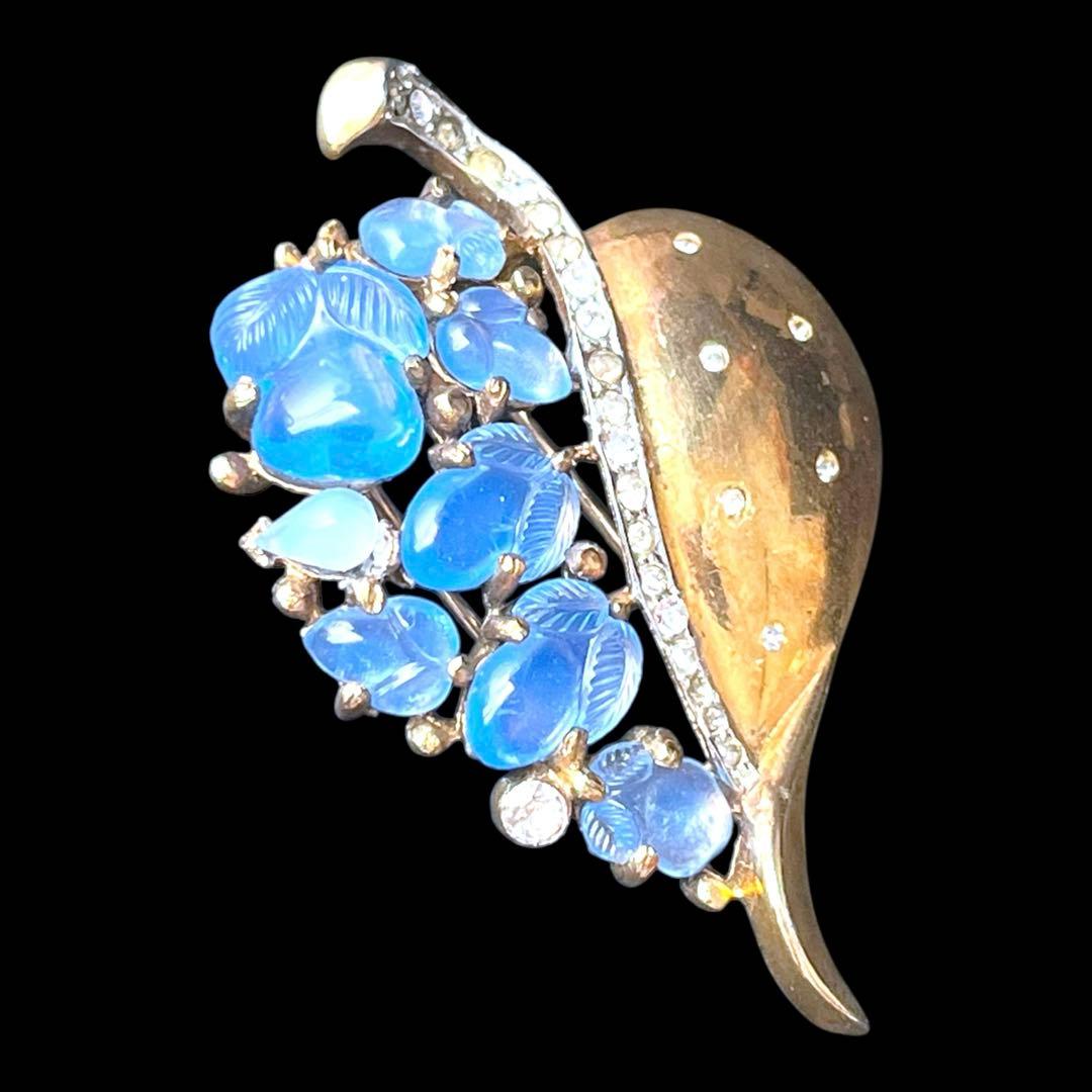 CROWN TRIFARI☆フルーツサラダ☆ファークリップブローチ＆イヤリング