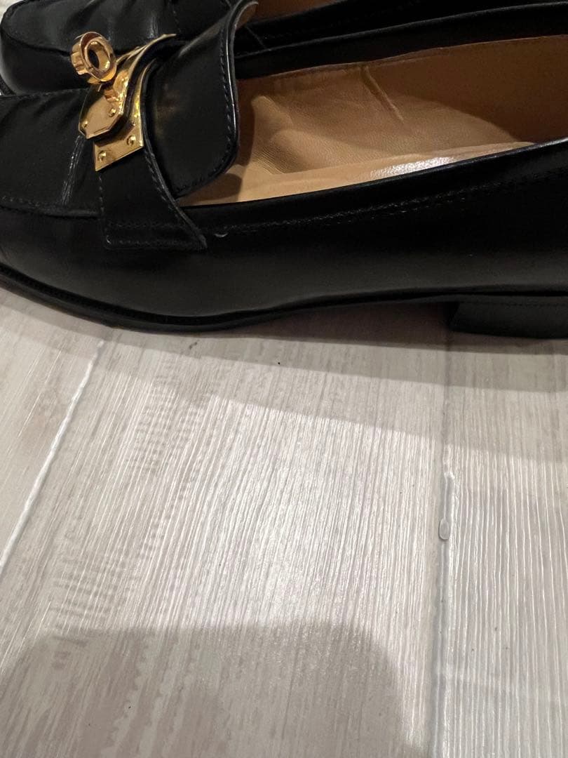 エルメス　HERMES ケリーローファー　ケリー　モカシン　Hマーク