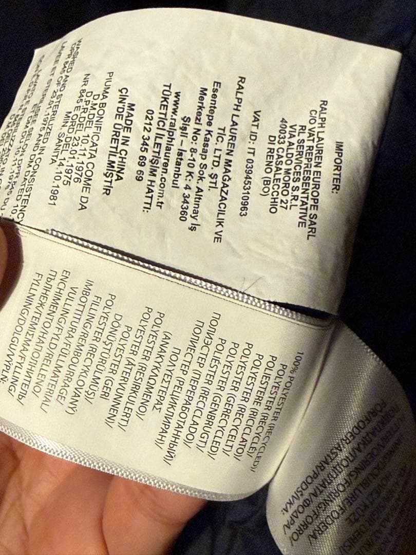 定価82500円　ラルフローレン　ダウンジャケット　ピーコート　日本M USN