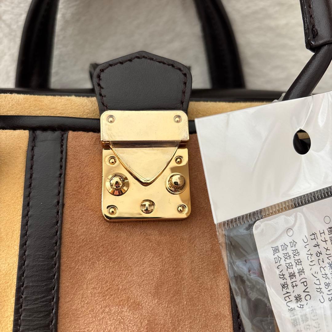 極美品 ロベルタディカメリーノ　ハンドバッグ プリマオステス 自立型