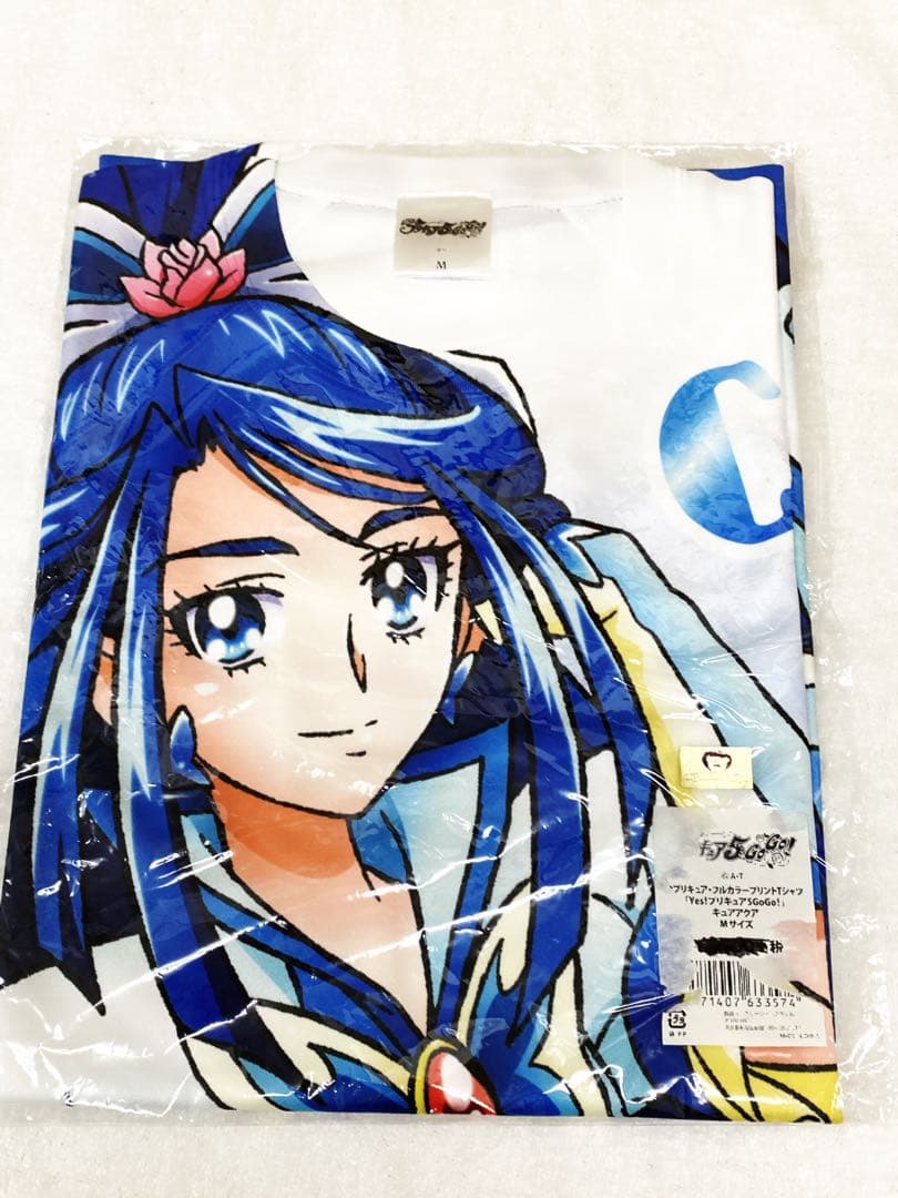 Yes！プリキュア5GoGo！ フルカラープリントTシャツ　キュアアクア　新品