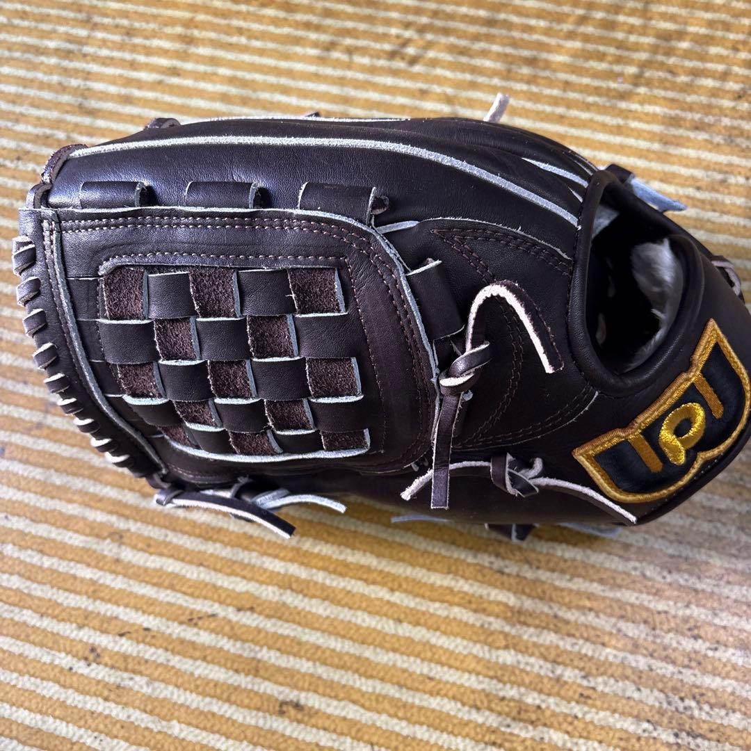 新品未使用ワールドペガサス硬式軟式野球グローブ ダークブラウン左利き用