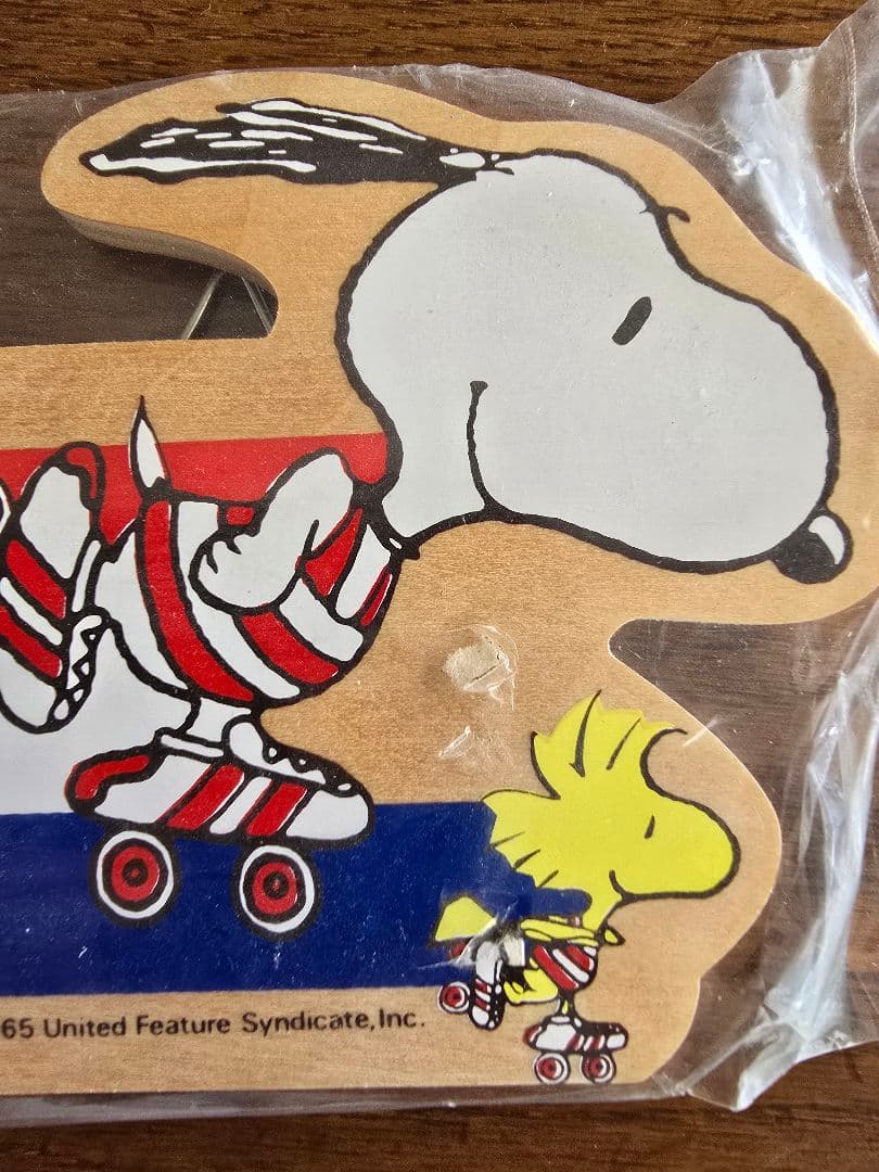スヌーピー　木製永久カレンダー　レア物　壁掛け