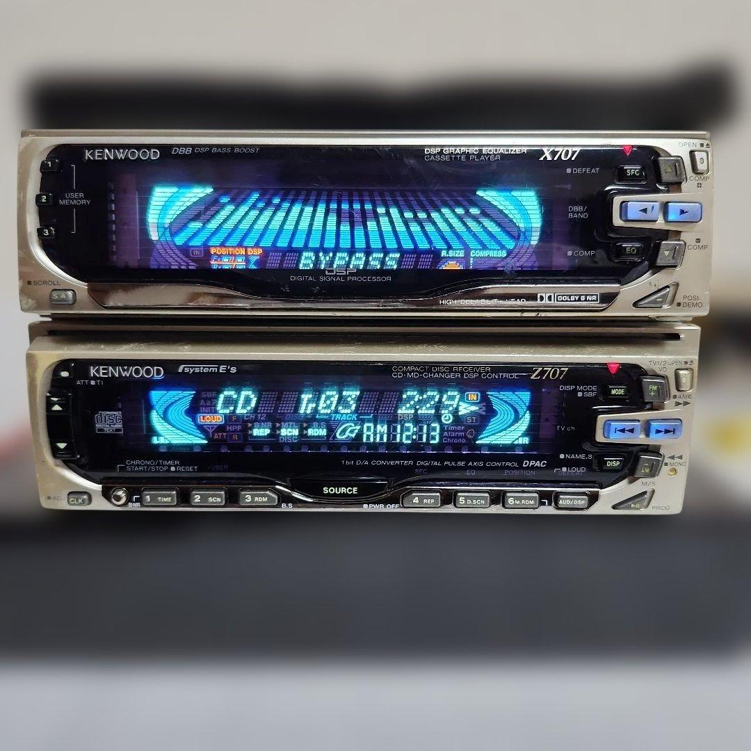 KENWOOD X707 Z707 CDプレーヤーセット