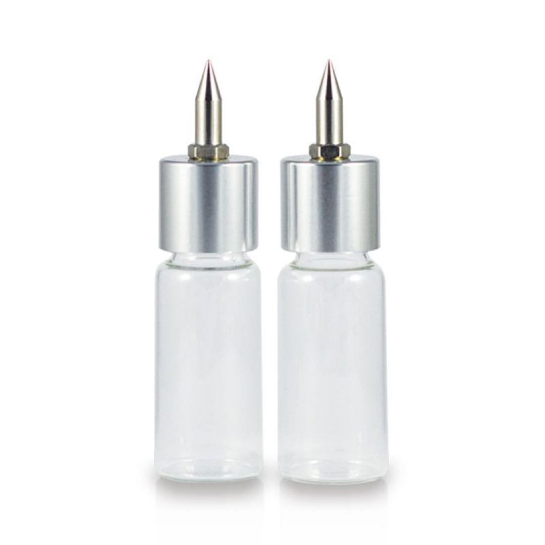 【新品】SPARMAX FLYER-SR2 エアブラシ スペアノズルボトル4本付