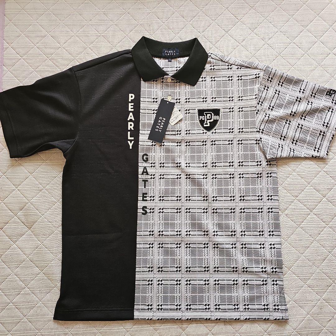 今季　PEARLY GATES チェック柄ポロシャツ サイズ5