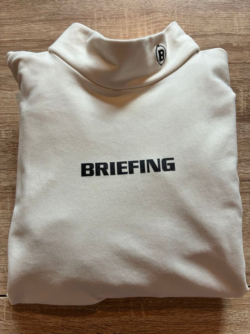 BRIEFING モールネックロングスリーブシャツ Lサイズ裏起毛
