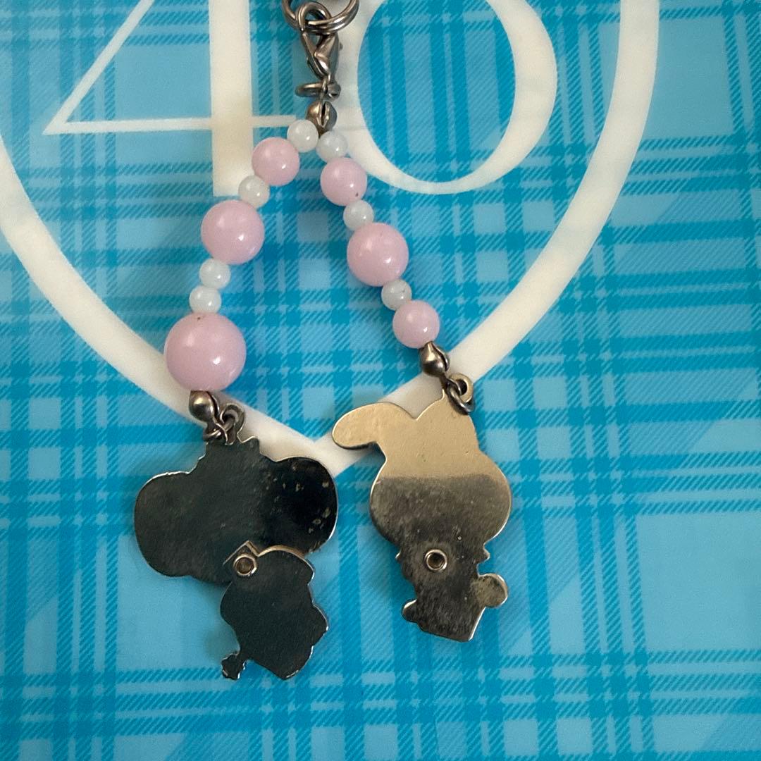 マイメロディとぞうさんストラップ　平成レトロ