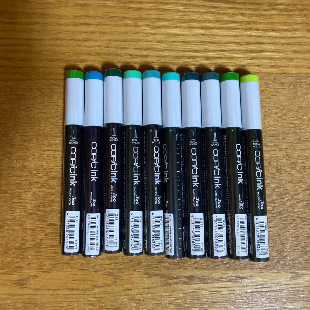コピックインク未使用71本＆使用中30本合わせて101本さらにおまけ付き