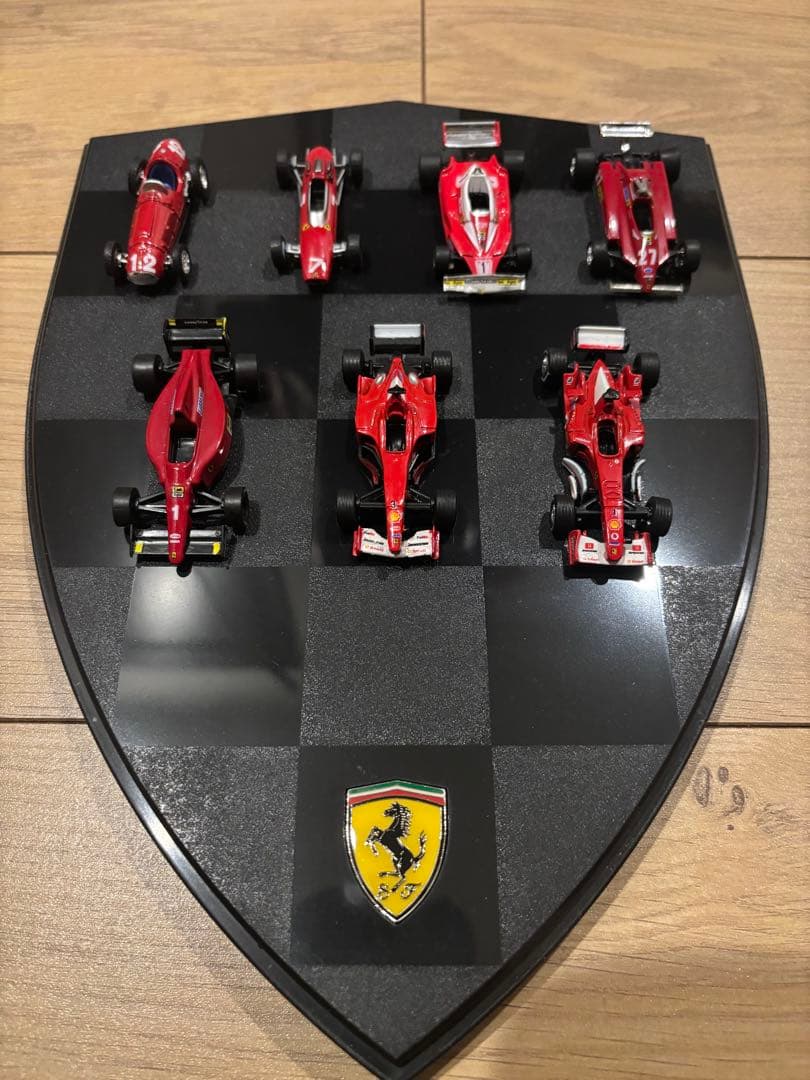 希少フェラーリ奇跡のF1コレクションミニカーセット 7台 専用ケース付き