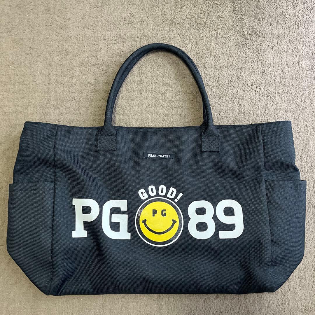 美品 パーリーゲイツ ロッカーバッグ スマイル ブラック