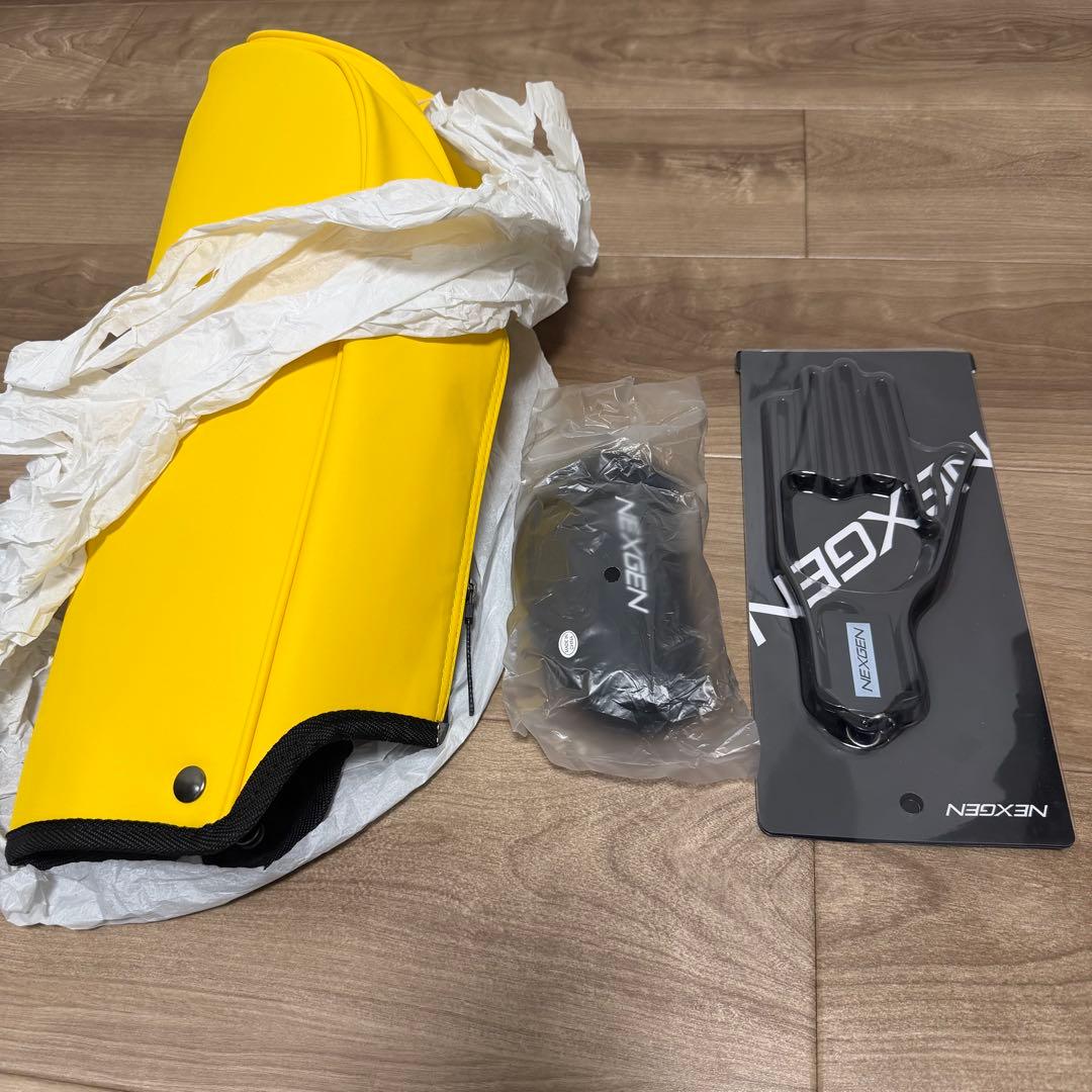 新品未使用品 GOLF PARTNER NEXGEN イエローキャディバッグ