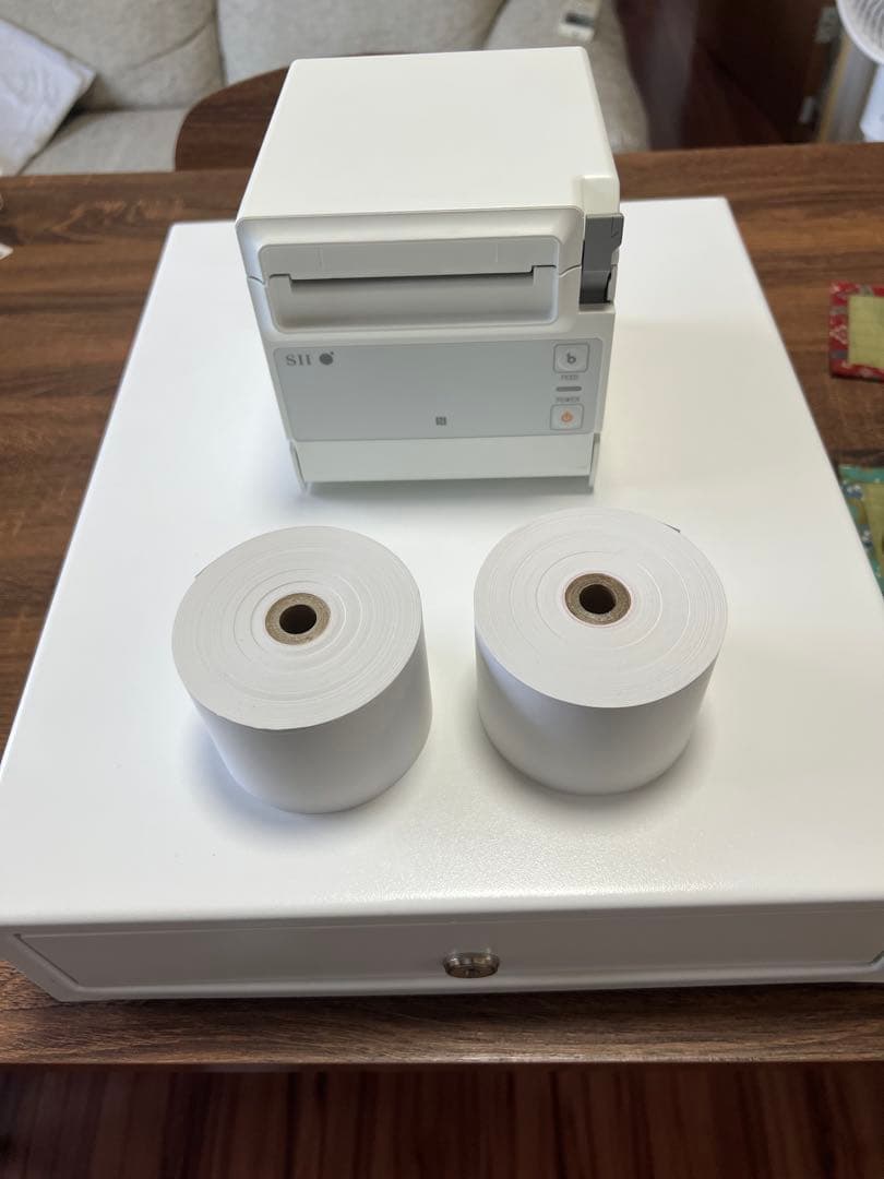 セイコー レジプリンター ホワイト ロール紙2個付き
