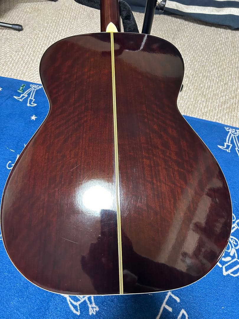 末迄特価セール美品70年代黒沢楽器レアビンテージ❣️ジュリアンF-150バック虎杢